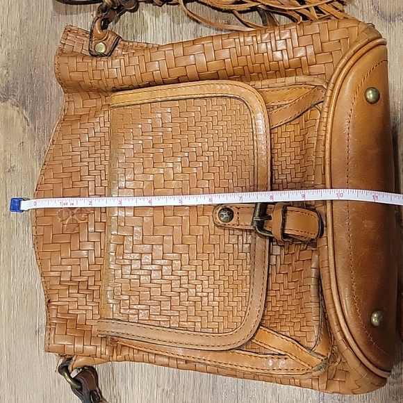 Patricia Nash Bags Patricia Nash Brown Woven Lavello Bucket Bag